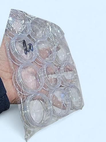 Məhsul: Şəffaf plastik yuvarlaq qablar dəsti (vidalı qapaqlı) Təsvir