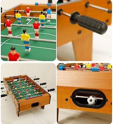 mini velo: Uşaq futbol stol oyunu – mini stolüstü foosball - Ölçülər: 70 x 36 x — 7