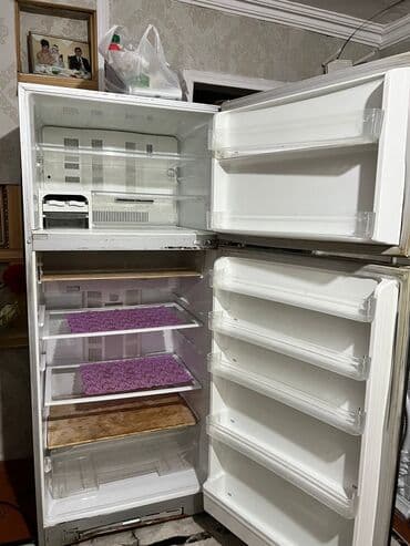 teze soyducular: İşlənmiş 2 qapılı Profycool Soyuducu Satılır, rəng - Boz, Dolab içi — 5