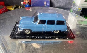 metbex tavan modelleri: Коллекционная модель VOLGA GAZ-22 blue 1962 DeAgostini Scale 1:43 — 1