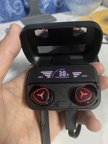 ayfon 15 sade: Yeni Simsiz (Bluetooth) Qulaqcıqlar, Daimax, rəng - Qara — 1