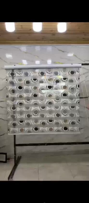 Pərdə və tüllər: Fərqli naxışlarda təqdim olunan zebra pərdələr evinizə və ya ofisinizə — 13