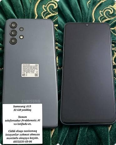 ikinci el iphone 5 s: Samsung Galaxy A13, 32 GB, rəng - Qara — 3