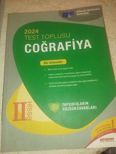 Книги и журналы: Kitab tertemizdir sadəcə arxada cavabları yoxdur Məhsul: 2024 Test — 1