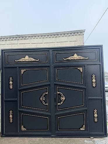 kombi demir dokum: Yeni Dəmir Həyət darvazası, Yana açılan, 3 m, Mexaniki, Qapı ilə, Kredit yoxdur, Ödənişli quraşdırma, Ünvandan götürmə, Ödənişli çatdırılma, Rayonlara çatdırılma — 9