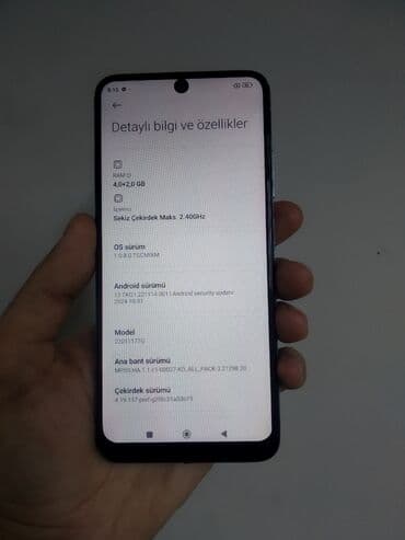 iphone 11 2 ci el fiyatları: Redmi Note 11, 128 GB, rəng - Göy, Barmaq izi — 8
