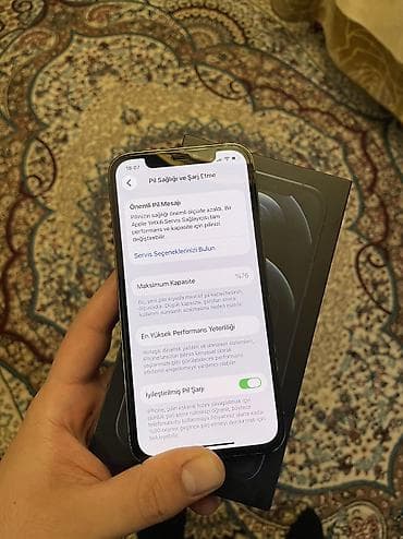 iphone 12 pro ikinci el: IPhone 12 Pro, 256 GB, Pacific Blue, Face ID — 3
