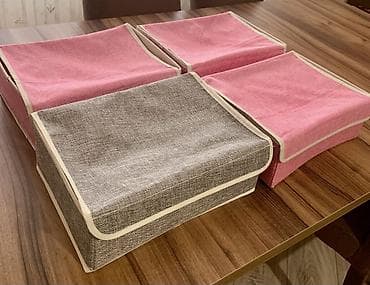 Güzgülər: 4 ədəd tekstil çekmece təşkilatçısı – çəhrayı Satilir Cemi 45 yox, 30 — 1