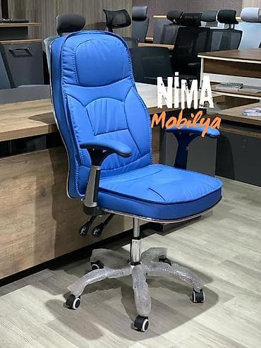 mebel satilir: Yeni, Təkərli, Qolları tənzimlənir, Dəri — 2