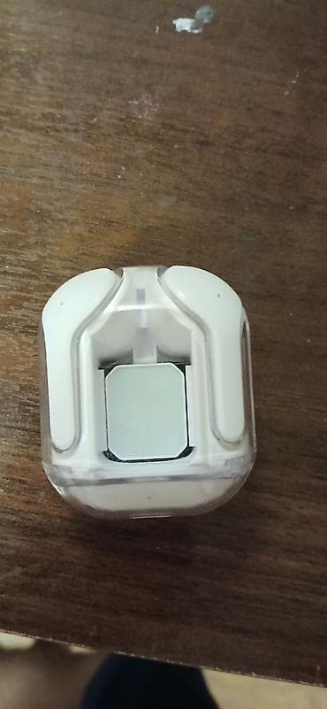 futlyar: Simli qulaqlıq üçün sərt plastik daşıma qutusu - Rəng: ağ (şəffaf — 2