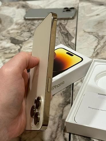 Техника для кухни: IPhone 14 Pro Max, 128 ГБ, Золотой — 9