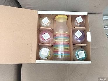 LAV “Rainbow Set” 7 parça şirə-servis dəsti Məzmun: - 1 ədəd şüşə — 2