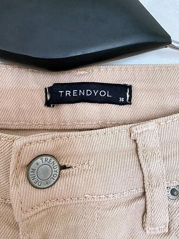 trendyol temo: Trendyol qadın şalvarı - Brend: Trendyol (etiket və düymədə “Trendyol — 2