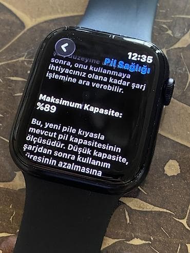 qol saatlari type 1: Smart saat, Apple, Suya davamlı, rəng - Qara — 6