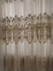 pencere perde: Yeni, Vilyur Pərdə, rəng - Ağ, Ünvandan götürmə — 10