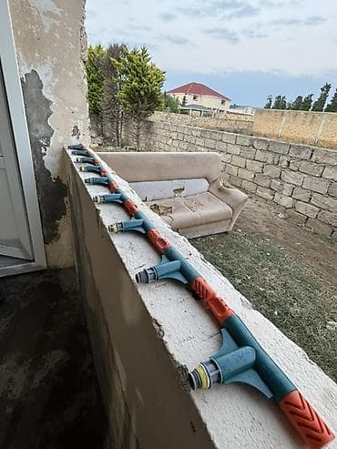 suvarma şlanq: Suvarma üçün ikitərəfli sprey başlığı Cəmi 9 ədəd var az işlənib yeni — 2