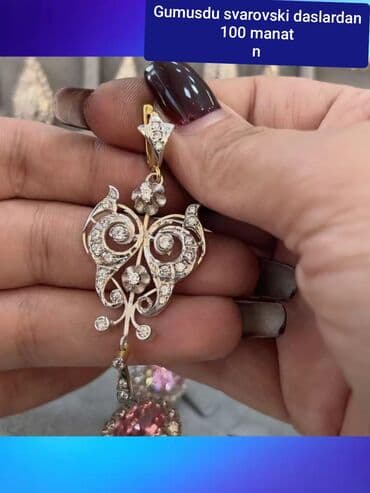 dis agardan pastalar: Kulon, Swarovski, Gümüş — 1