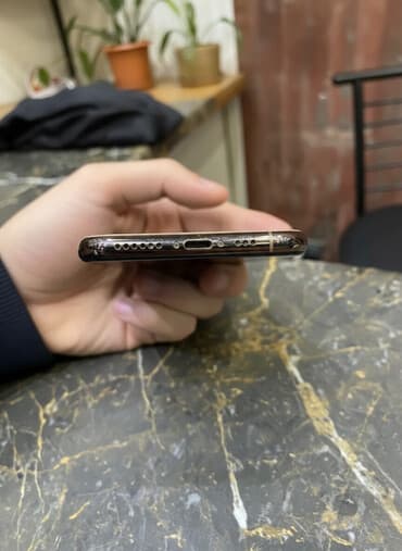 iphone x satisi: IPhone Xs, 256 GB, Qızılı, Qırıq — 1