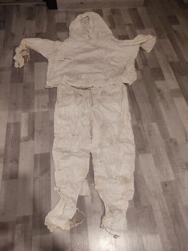 idman ipi: Ağ rəngli iki hissəli maskirovka dəsti: - Üst geyim: kapüşonlu, geniş — 1