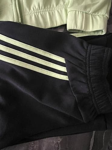 Adidas idman dəsti – ceket və şalvar - Rənglər: açıq yaşıl ceket — 2