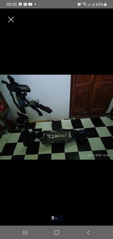 samokat arenda: Elektrik skuteri – Wingz Xüsusiyyətlər: - Güclü ön/alt LED işıqlar və — 10