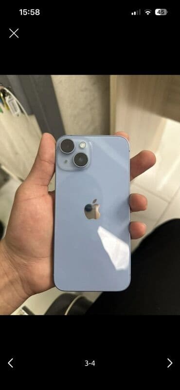 qələmli planşet qiymətləri: IPhone 14, 128 GB, Mavi, Face ID — 1