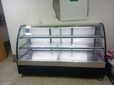 smart kassa: Şüşə vitrinli soyuducu piştaxta - Üç mərtəbəli nümayiş sahəsi: iki — 1