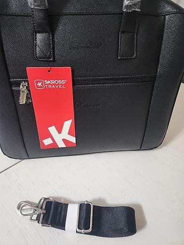 predator notebook: SKROSS Travel brendli şık iş çantası - Rəng: qara - Material — 3