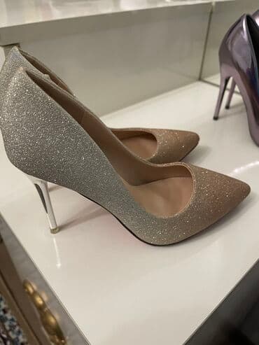 женские балетки с перфорацией: Туфли, Размер: 35.5, цвет - Сиреневый, Новый — 8