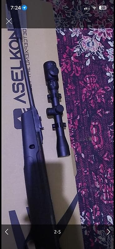 idman velosipet: Hava tüfəngi və optik nişangah dəsti - Model: Aselkon hava tüfəngi — 4