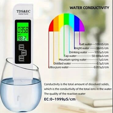 su süzən aparat: Suyun temizliyini olcen Su ölçən cihaz Tds Duzluluq olcen Duzluluq — 1