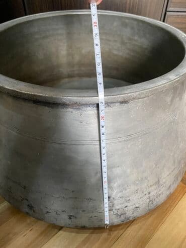 mis məcməyi: Aş qazanı, rəng - Boz, Mis — 5