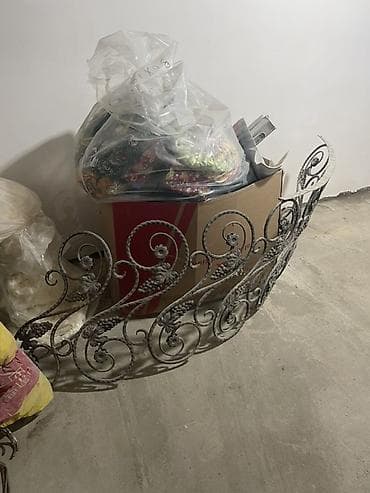 demir pec: Metal vintli pilləkən dəsti - Material: qalın divarlı metal mərkəzi — 3