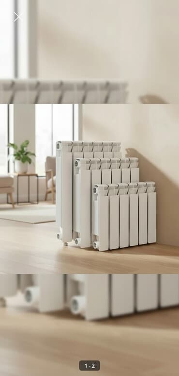 Tavan: İşlənmiş Seksiyalı Radiator IDEAL, Alüminium, Ünvandan götürmə, Ödənişli quraşdırma, Zəmanətsiz, Kredit yoxdur — 1