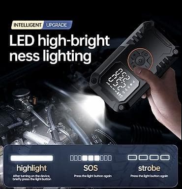 hava kapresoru: Daşınan elektrikli hava kompressoru (təzyiq ölçən ekranlı) - — 2