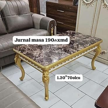 mermer masa: Dördbucaq masa, Açılmayan, Təkərsiz, Zəmanətsiz — 1