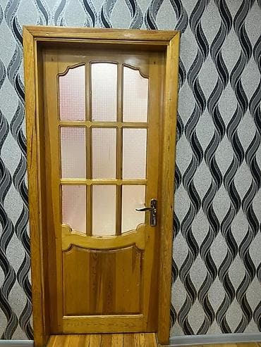 Məhsul: Taxta otaq qapıları dəsti Təsvir: - Təbii ağacdan hazırlanmış