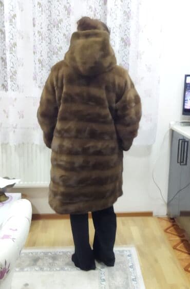 женские шубы из чернобурки: Шуба, XL, цвет - Коричневый — 2