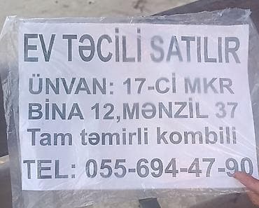 2 otaqlı, 57 kv. m