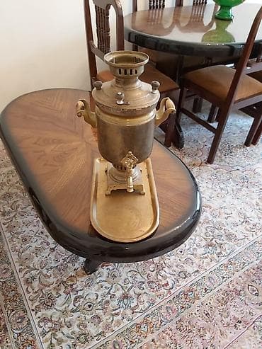köz samavarı: İşlənmiş Od Samovar, 3 l, Pulsuz çatdırılma — 1