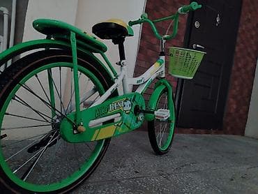 Uşaq velosipedi – “BIKE BEST” dizaynı - Rənglər: yaşıl/ağ, sarı — 1