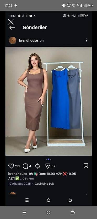 yeni model donlar: Yenidir. boz rengi mövcuddur — 1