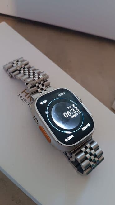 İşlənmiş, Smart saat, Case, Sensor ekran, rəng - Ağ