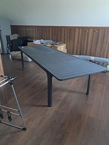 açılan masa: Nardi ClipXtenz açılıb-bağlanan masa paneli və ayaqları (Made in — 9