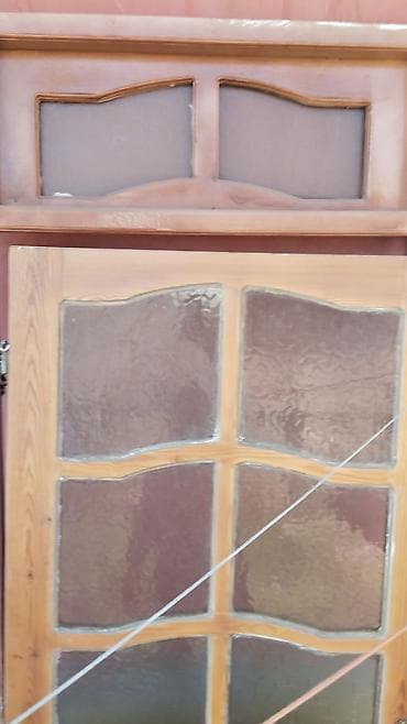 Şüşəli taxta qapı - Material: təbii ağac karkas, dekorativ oyma lalafo.az -da Şüşəli taxta qapı - Material: təbii ağac karkas, dekorativ oyma