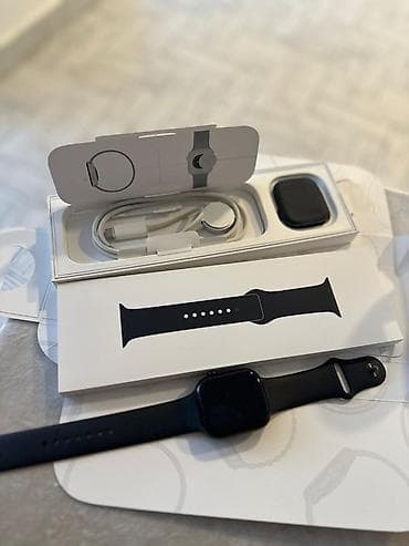aple watch: Apple watch 10 Kontakt homeda alinib Ağıllı saat – qara rəng — 1