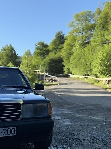 disk ve tekerler type 1: Mercedes-Benz 190 (W201) sedan - Kuzov: qara rəng, klassik 190 — 3