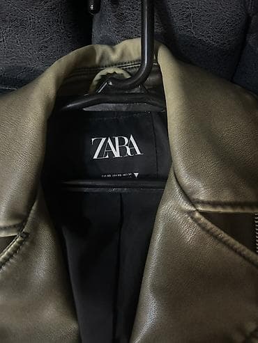 kurtka dəri: Dəri kurtka, Zara, XS — 6