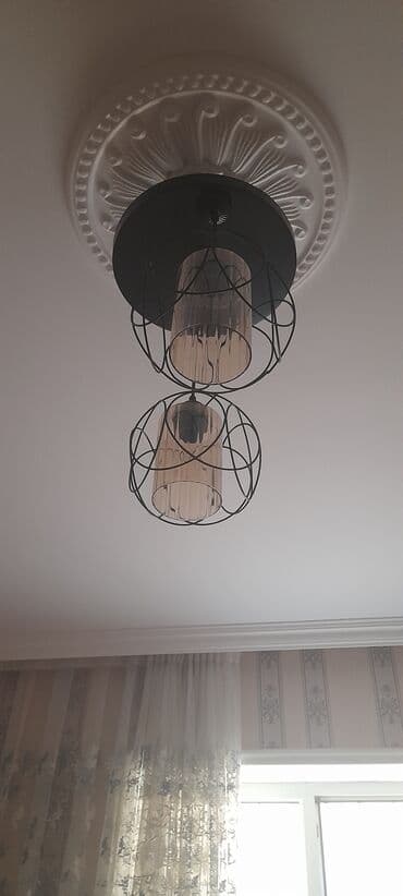 cıraq: Çılçıraq, 2 lampa, Metal — 1