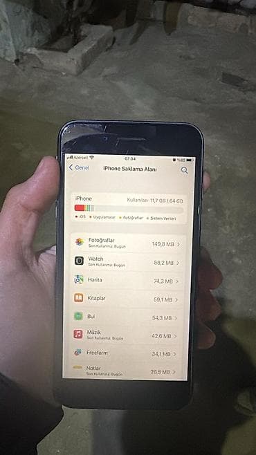 ipad mini 5 irsad: IPhone 8 Plus, 64 GB, Space Gray, Barmaq izi, Simsiz şarj — 3